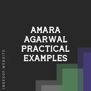 Amara Agarwal Practical Examples | Indexof