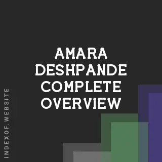 Amara Deshpande Complete Overview | Indexof