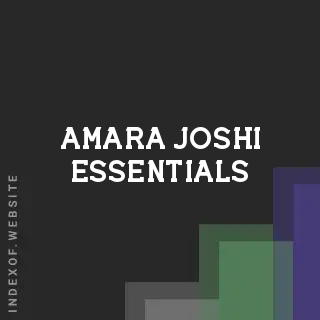 Amara Joshi Essentials | Indexof