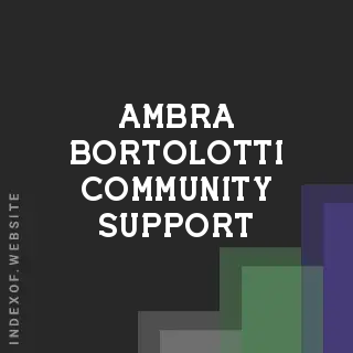 Ambra Bortolotti Community Support | Indexof