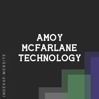 Amoy McFarlane Technology | Indexof
