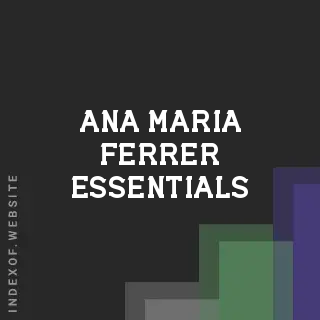 Ana Maria Ferrer Essentials | Indexof