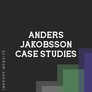 Anders Jakobsson Case Studies | Indexof