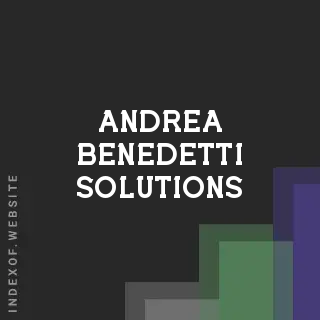 Andrea Benedetti Solutions | Indexof