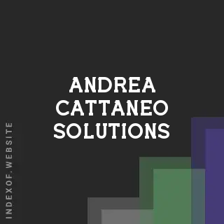 Andrea Cattaneo Solutions | Indexof