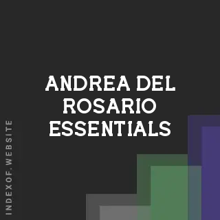 Andrea Del Rosario Essentials | Indexof