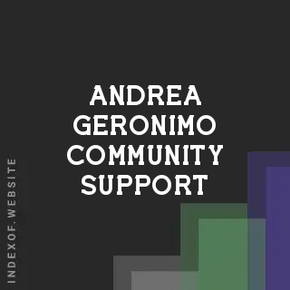 Andrea Geronimo Community Support | Indexof