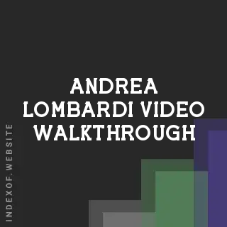 Andrea Lombardi Video Walkthrough | Indexof