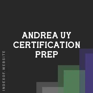 Andrea Uy Certification Prep | Indexof