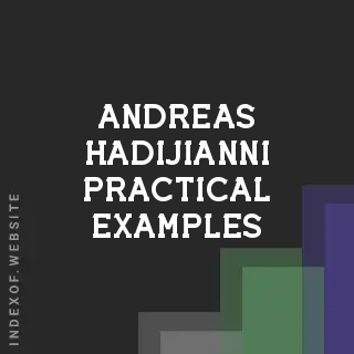 Andreas Hadijianni Practical Examples | Indexof
