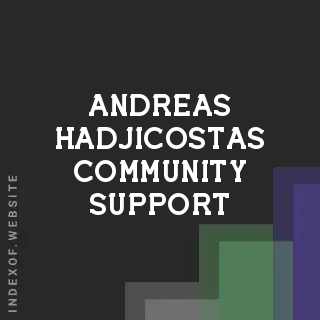 Andreas Hadjicostas Community Support | Indexof