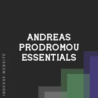 Andreas Prodromou Essentials | Indexof