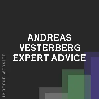 Andreas Vesterberg Expert Advice | Indexof