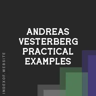 Andreas Vesterberg Practical Examples | Indexof