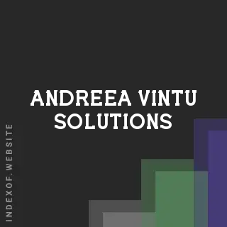 Andreea Vintu Solutions | Indexof
