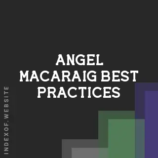 Angel Macaraig Best Practices | Indexof