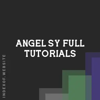 Angel Sy Full Tutorials | Indexof