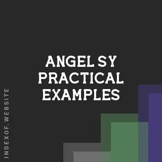 Angel Sy Practical Examples | Indexof