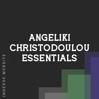 Angeliki Christodoulou Essentials | Indexof