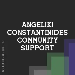 Angeliki Constantinides Community Support | Indexof