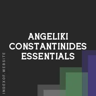 Angeliki Constantinides Essentials | Indexof