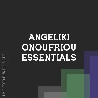 Angeliki Onoufriou Essentials | Indexof