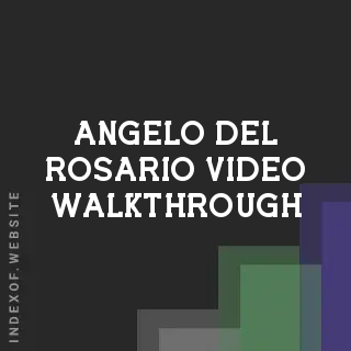 Angelo Del Rosario Video Walkthrough | Indexof