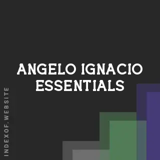 Angelo Ignacio Essentials | Indexof