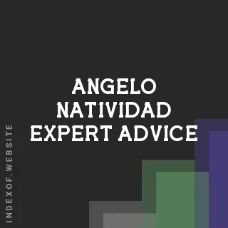Angelo Natividad Expert Advice | Indexof