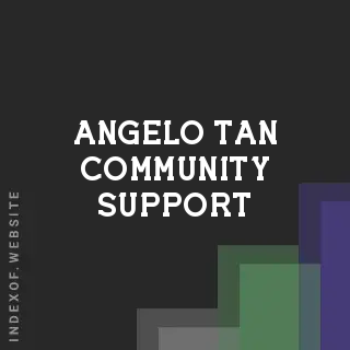 Angelo Tan Community Support | Indexof