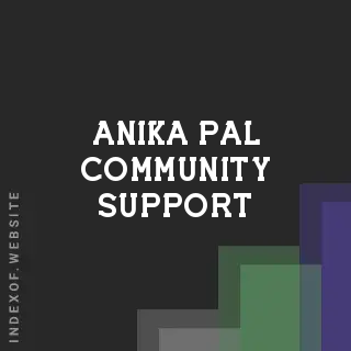 Anika Pal Community Support | Indexof