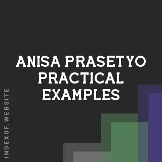 Anisa Prasetyo Practical Examples | Indexof