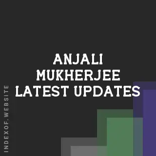 Anjali Mukherjee Latest Updates | Indexof