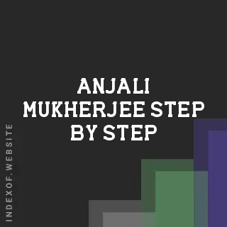 Anjali Mukherjee Step-by-Step | Indexof