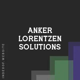 Anker Lorentzen Solutions | Indexof