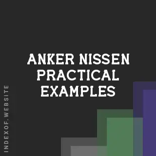 Anker Nissen Practical Examples | Indexof
