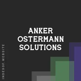 Anker Ostermann Solutions | Indexof