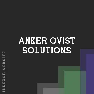Anker Qvist Solutions | Indexof
