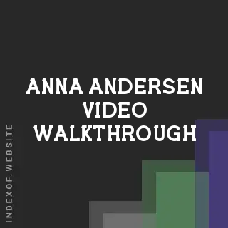 Anna Andersen Video Walkthrough | Indexof