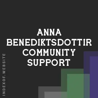 Anna Benediktsdottir Community Support | Indexof