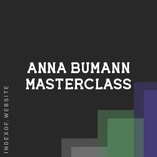 Anna Bumann Masterclass | Indexof