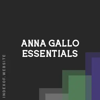 Anna Gallo Essentials | Indexof