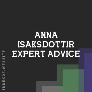 Anna Isaksdottir Expert Advice | Indexof