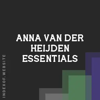 Anna van der Heijden Essentials | Indexof