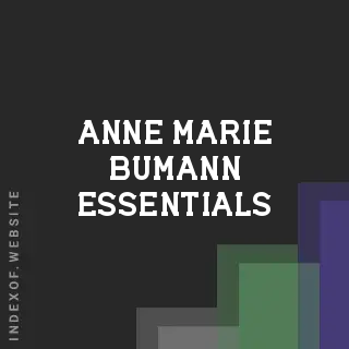 Anne-Marie Bumann Essentials | Indexof