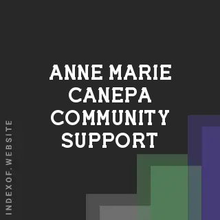 Anne-Marie Canepa Community Support | Indexof