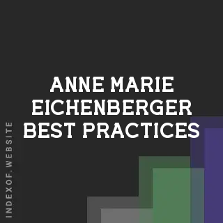 Anne-Marie Eichenberger Best Practices | Indexof