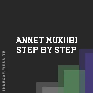 Annet Mukiibi Step-by-Step | Indexof