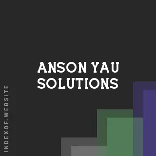 Anson Yau Solutions | Indexof