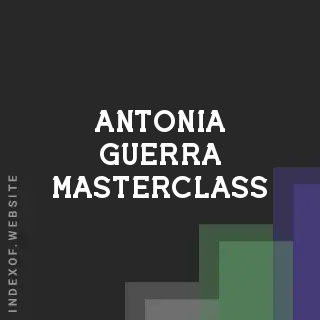 Antonia Guerra Masterclass | Indexof